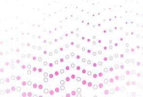 Light Pink vector layout with circle shapes.