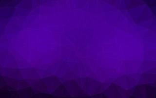 Dark Purple vector blurry triangle template.