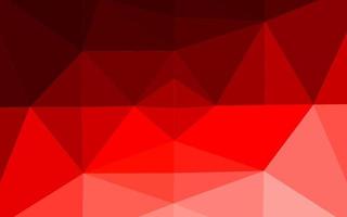 Light Red vector abstract polygonal layout.