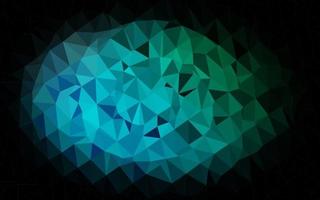 Light Blue, Green vector polygonal background.