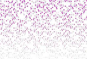 Light Pink vector pattern with spheres.