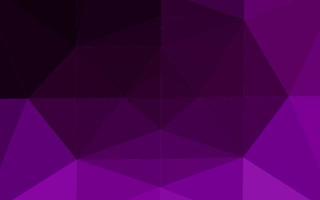 Dark Purple vector low poly cover.