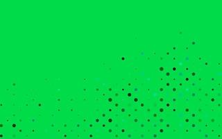 Light Blue, Green vector backdrop with dots.