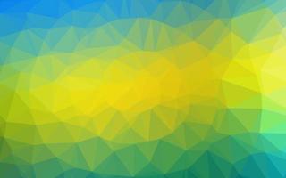 Light Blue, Yellow vector abstract polygonal texture.