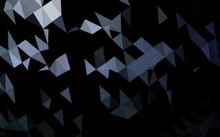 Dark BLUE vector abstract polygonal texture.