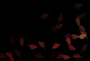 Dark Orange vector sketch background.