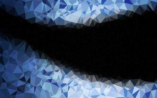 Dark BLUE vector abstract mosaic backdrop.