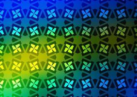 Dark Blue, Yellow vector layout with lines, rectangles.