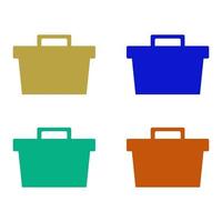 Toolbox illustrated on a white background vector