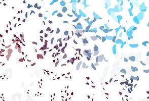 Light Blue, Red vector texture with random forms.