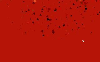 Light Red vector template with crystals, triangles.