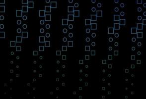 Dark Blue, Green vector layout with rectangles, squares.