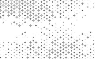 Light Silver, Gray vector texture with beautiful stars.