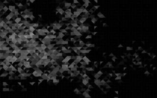 Dark Silver, Gray vector backdrop with lines, triangles.