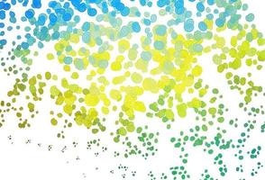 Light Blue, Yellow vector template with bent lines.