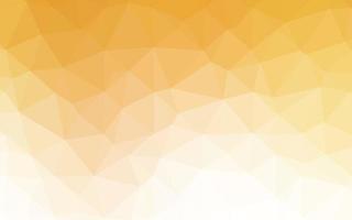 Light Yellow, Orange vector abstract polygonal layout.