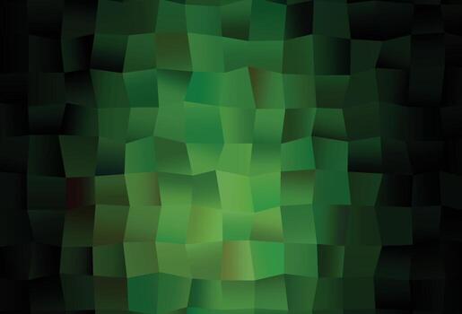 Dark Green vector backdrop with lines, rectangles.
