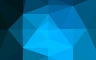 Light BLUE vector triangle mosaic texture.