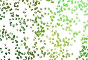 Light Green vector backdrop with dots.