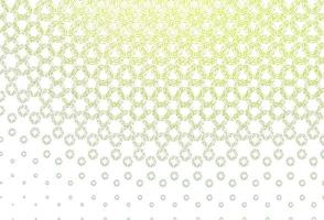 Light green vector pattern with spheres.