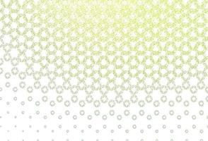 Light green vector pattern with spheres.