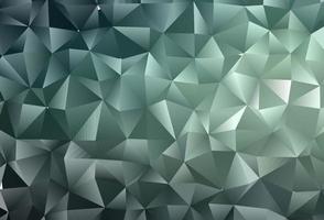 Light Green vector triangle mosaic template.