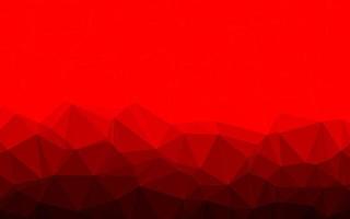 Light Red vector triangle mosaic template.