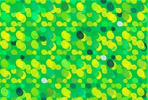 Light Green, Yellow vector background with lava shapes.