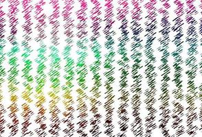 Light Multicolor, Rainbow vector pattern with narrow lines.