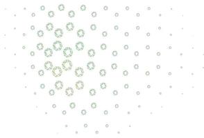 Light green vector pattern with spheres.