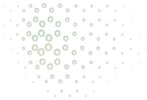 Light green vector pattern with spheres.