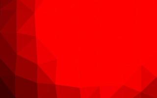 Light Red vector shining triangular background.