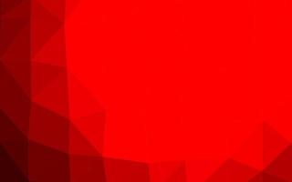 Light Red vector shining triangular background.