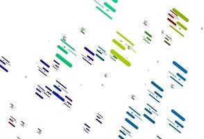 Light Multicolor, Rainbow vector backdrop with long lines.