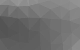 Plantilla de mosaico de triángulo de vector gris plateado claro.