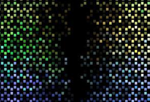 Dark Multicolor, Rainbow vector backdrop with lines, rectangles.