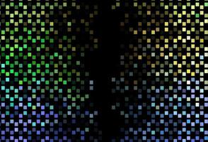 Dark Multicolor, Rainbow vector backdrop with lines, rectangles.