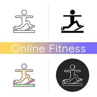 Pilates vector icon