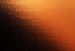 Fondo de mosaico abstracto de vector naranja oscuro.
