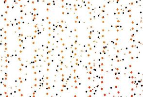 Light Orange vector pattern in polygonal style with circles.