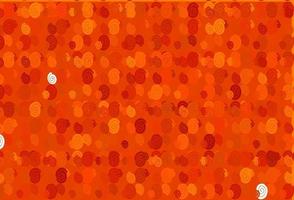 Light Orange vector pattern with bent ribbons.