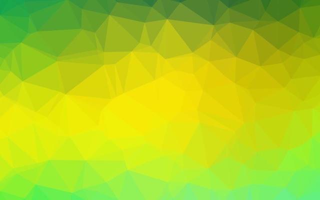 Light Green, Yellow vector abstract mosaic pattern.
