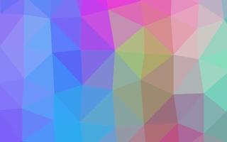 Light Multicolor, Rainbow vector polygonal pattern.