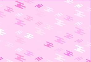 Light Pink vector pattern with narrow lines.