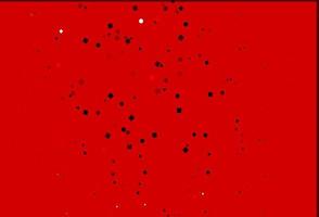 Light Red vector cover in polygonal style with circles.