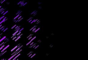 Dark Purple vector pattern with narrow lines.