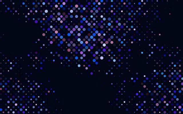 Light Blue, Red vector pattern with spheres.