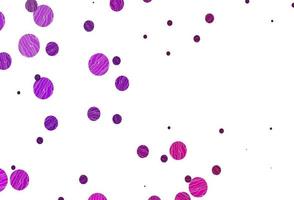 Light purple vector cover with spots.