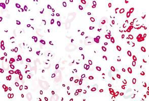 Light Purple, Pink vector cover with spots.