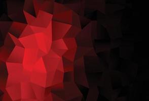 Dark Red vector cover with polygonal style.